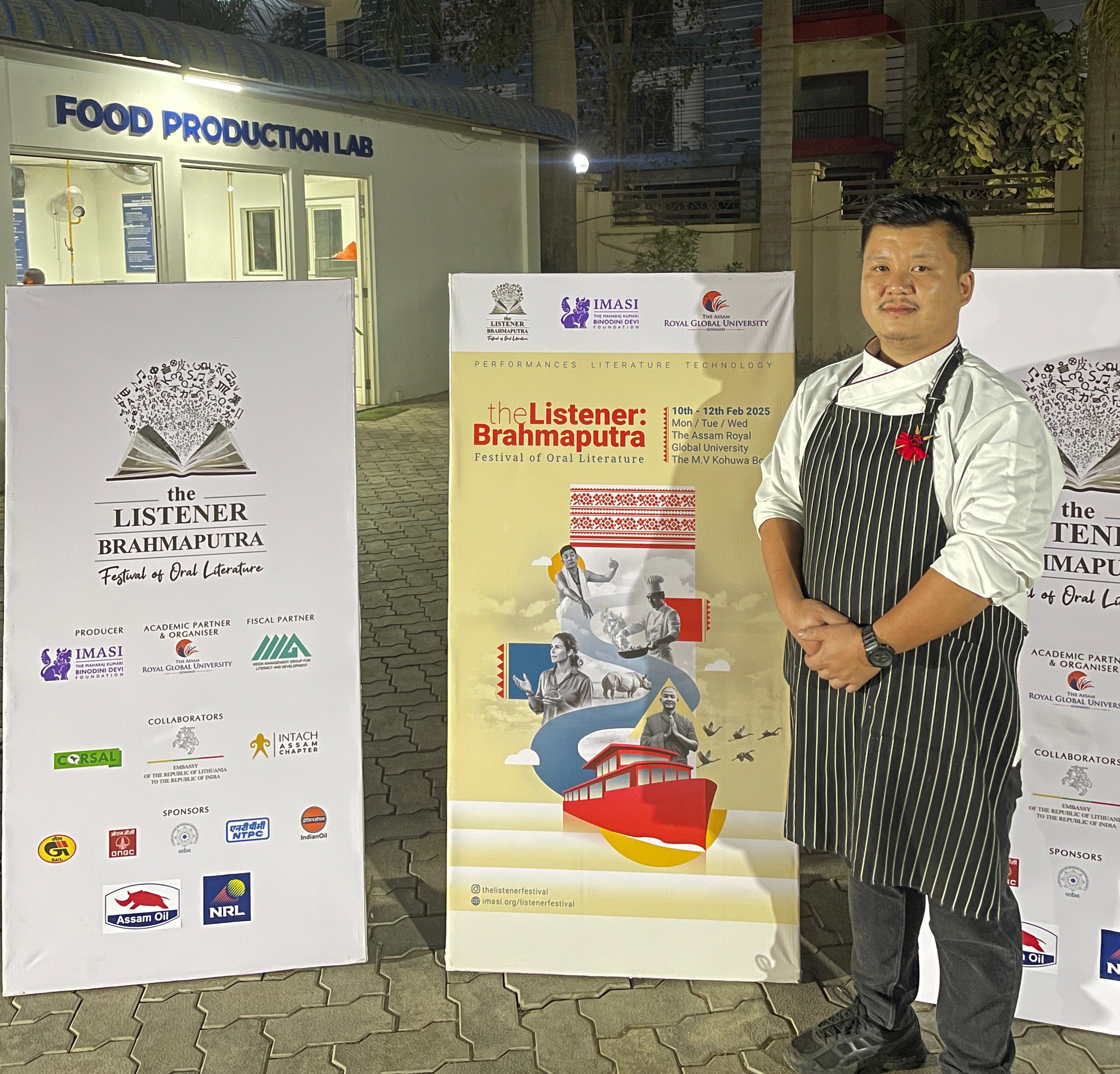 Chef Salang preparing food